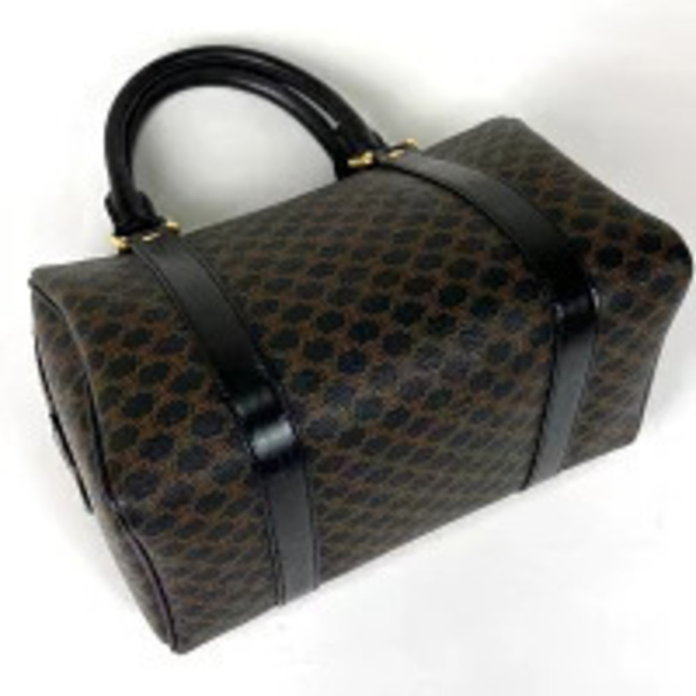 Celine Bag Brown Shoulder 2way Canvas Macadam